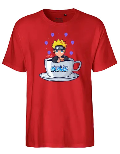 Shinobi-Cha - tee, shinobi, ninja, anime, manga, cha, chai, trinken, t - Fairtrade T-Shirt