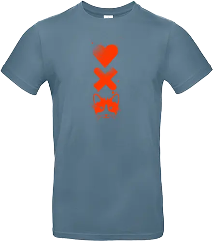 Love Death Cats - love, robot, cat, neko, series, serie, tv, death - Standard T-Shirt