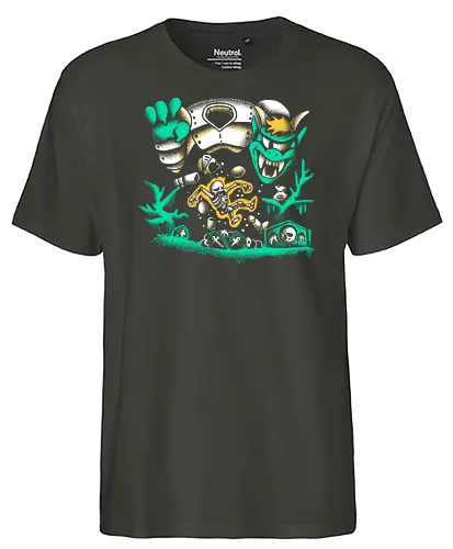 Game Over - ghost, goblins, arcade, jump'n'run, retrogames - Fairtrade T-Shirt