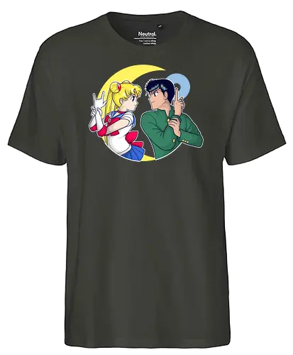Sailor Yuyu Pop - sailor, moon, anime, mashup, yuyu - Fairtrade T-Shirt