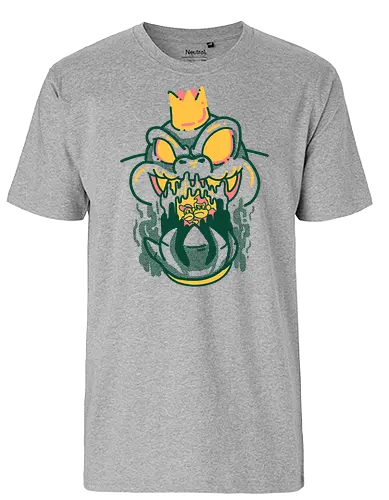 Kong in the enemy hand - donkey, kong, king, Crocodile, antagonist, gaming - Fairtrade T-Shirt