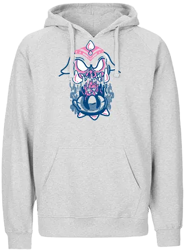 Hero in the Enemy Hand - hero, time, Pig, enemy, antagonist, gaming, retrogames - Fairtrade Hoodie