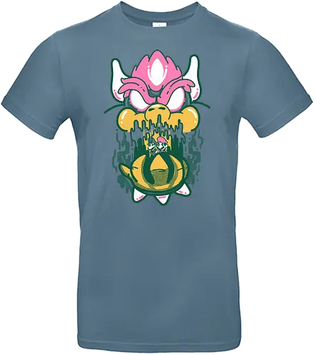 Plumber in the Enemy Hand - mario, antagonist, princess, prinzessin, retrogames, gaming - Standard T-Shirt
