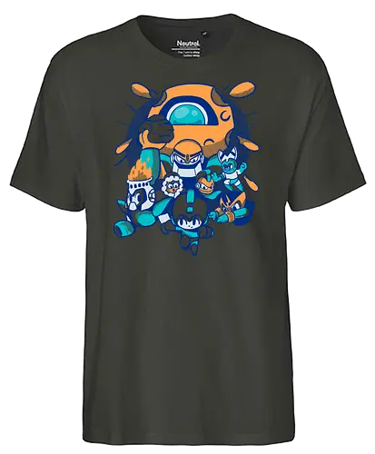 Beyond Evil - mega, gaming, retrogaming, Gegner, enemy - Fairtrade T-Shirt