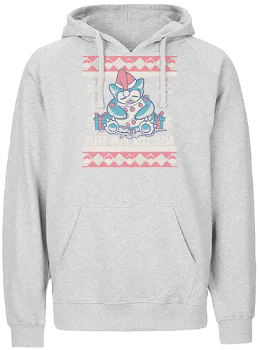 Sleep until next X-mas! - christmas, weihnachten, pocket, monster, Ugly swter - Fairtrade Hoodie