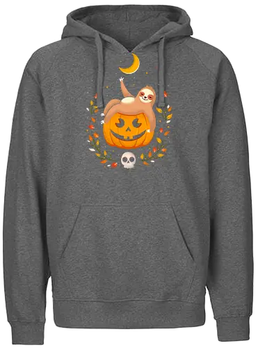 Jack O'Sloth - halloween, faultier, sloth, Jack O'Lantern, kawaii, tiere - Fairtrade Hoodie