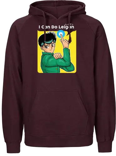 Leigan - anime, Yusuke Urameshi, shōnen, yū yū sho - Fairtrade Hoodie