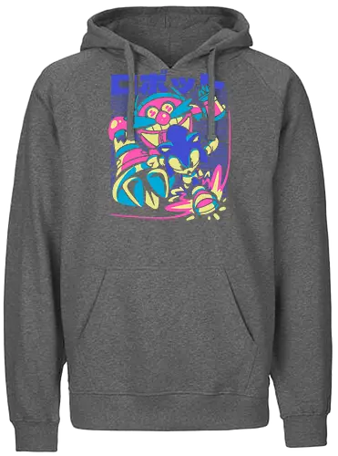 Deft the Final Boss - hedgehog, gaming, evil - Fairtrade Hoodie