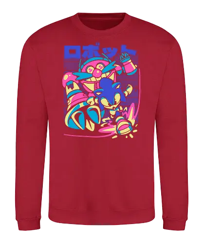 Deft the Final Boss - hedgehog, gaming, evil - Sweatshirt