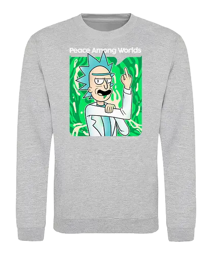 Peace among Dimensions - serie, cartoon, rick - Sweatshirt