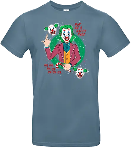 Happy Face - clown, film, comic, christmas - Standard T-Shirt