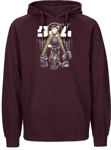 End of Time - chrono, trigger, jrpg, gaming - Fairtrade Hoodie