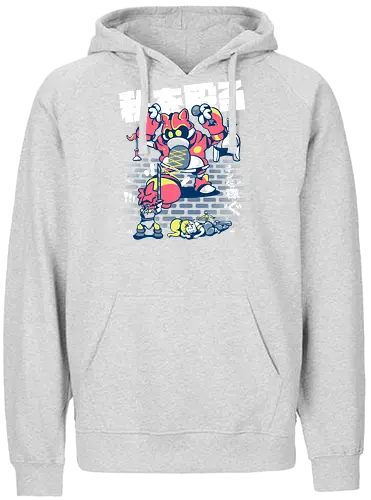 Karaoke Fight - chrono, trigger, jrpg, gaming - Fairtrade Hoodie