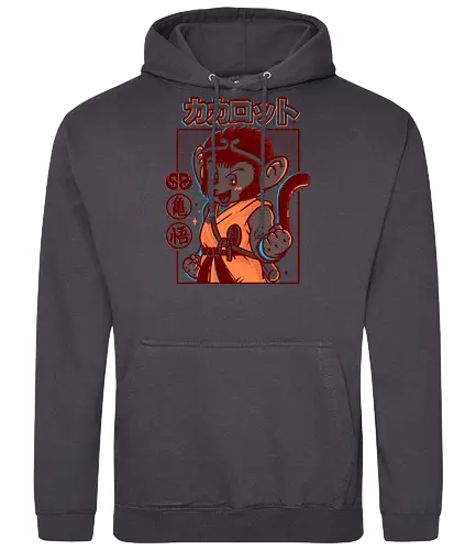 Kakaroto transformation - anime, monkey, son goku, Monkey fist, manga - Standard Hoodie