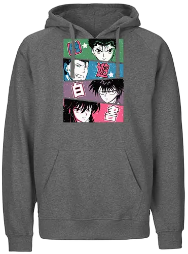Anime Colors - yuyu, anime, manga, classic anime, yuyu sho - Fairtrade Hoodie
