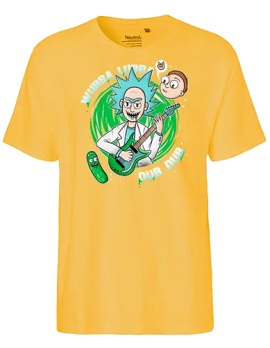 wubba lubba - tv, series, rick, morty, cartoon - Fairtrade T-Shirt