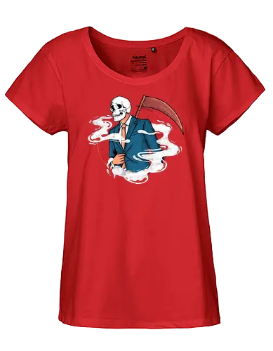 business man - kapitalismus, politics, business, reaper, death - Fairtrade Girl Shirt