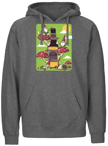 Gnome beer - Gmone, beer, dwarf, zwerg, Kabouter, bier - Fairtrade Hoodie