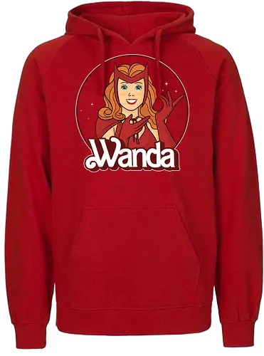 Wanda - tv, Wanda, mashup, doll, comic, superhero - Fairtrade Hoodie