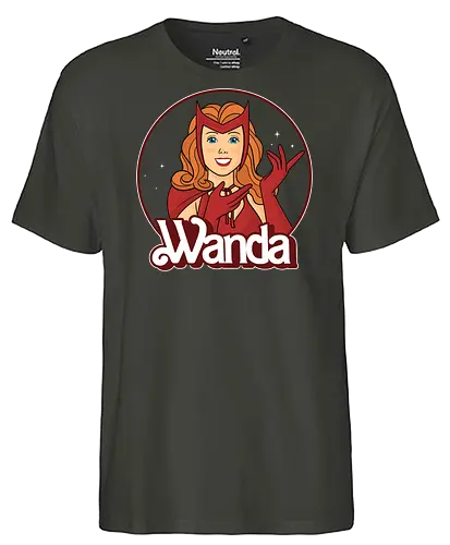 Wanda - tv, Wanda, mashup, doll, comic, superhero - Fairtrade T-Shirt