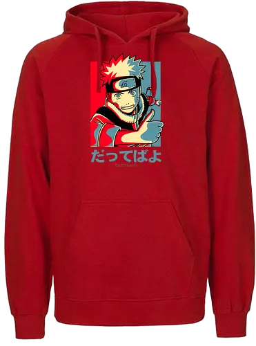 Dattebayo - anime, ninja, Dattebayo, manga, shinobi - Fairtrade Hoodie