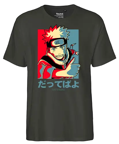 Dattebayo - anime, ninja, Dattebayo, manga, shinobi - Fairtrade T-Shirt