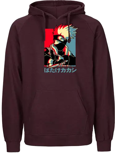 kakashi sensei - anime, manga, ninja, shinobi - Fairtrade Hoodie