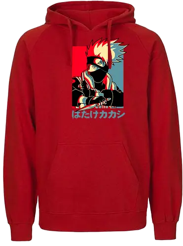 kakashi sensei - anime, manga, ninja, shinobi - Fairtrade Hoodie
