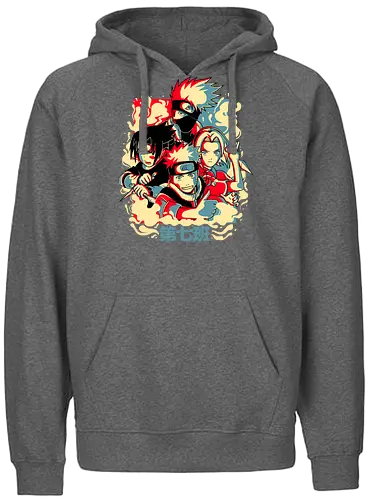 Team Seven - anime, manga, ninja, shinobi, Team 7 - Fairtrade Hoodie