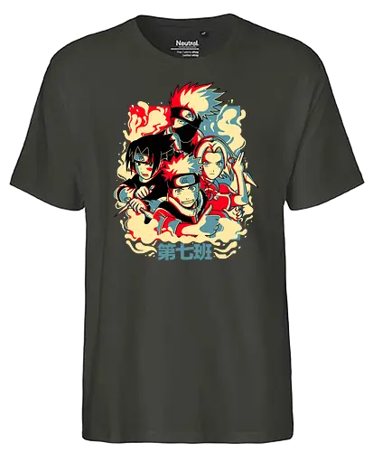 Team Seven - anime, manga, ninja, shinobi, Team 7 - Fairtrade T-Shirt