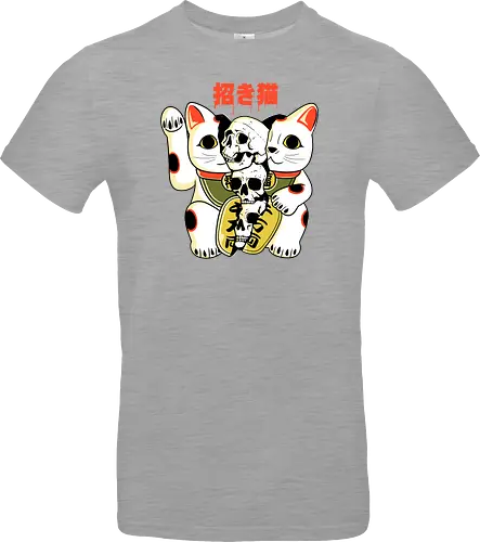 Skull Maneki Neko