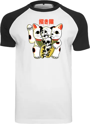 Skull Maneki Neko
