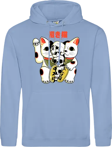Skull Maneki Neko