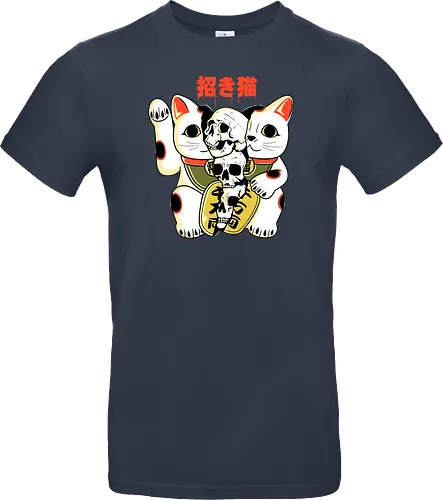 Skull Maneki Neko