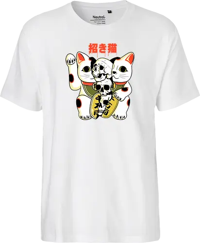 Skull Maneki Neko