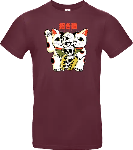 Skull Maneki Neko