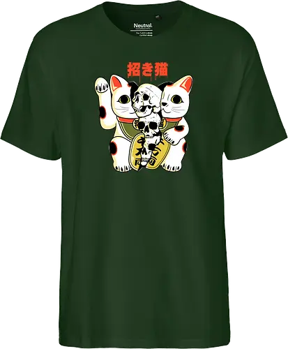 Skull Maneki Neko