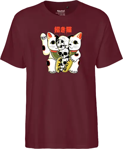 Skull Maneki Neko