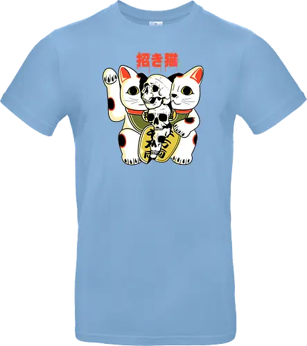 Skull Maneki Neko
