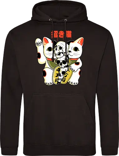Skull Maneki Neko