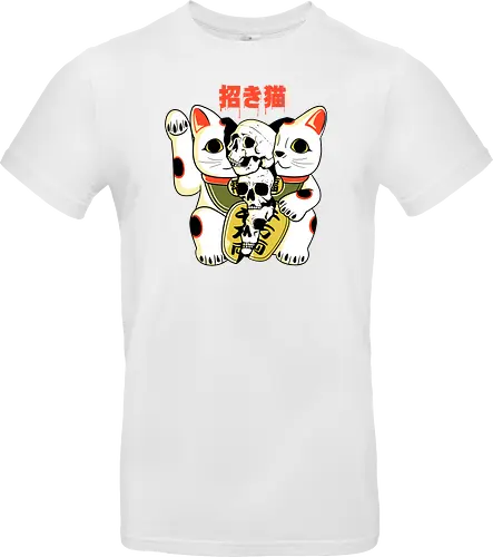 Skull Maneki Neko