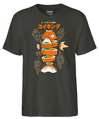 Sushikarp - sushi, snack, pocket, monster - Fairtrade T-Shirt