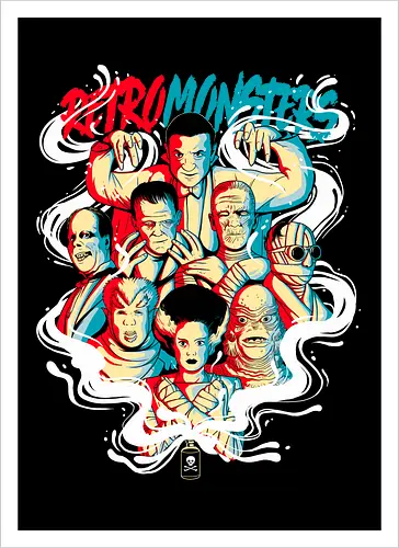 Retro Monsters
