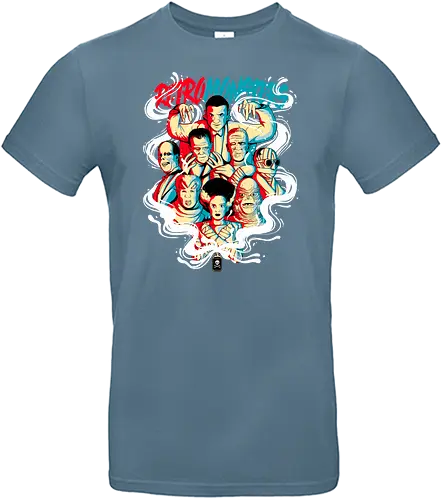 Retro Monsters - monster, horror, classic horror, frankenstein, dracula - Standard T-Shirt