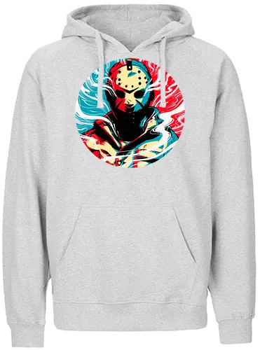 Krystal Lake Colors - jason, horror, Friday 13th, Friday, halloween - Fairtrade Hoodie