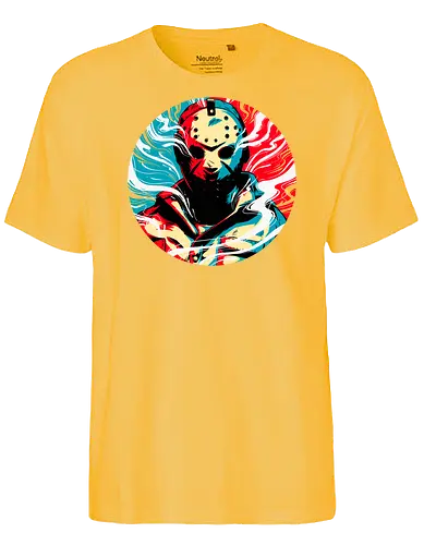 Krystal Lake Colors - jason, horror, Friday 13th, Friday, halloween - Fairtrade T-Shirt