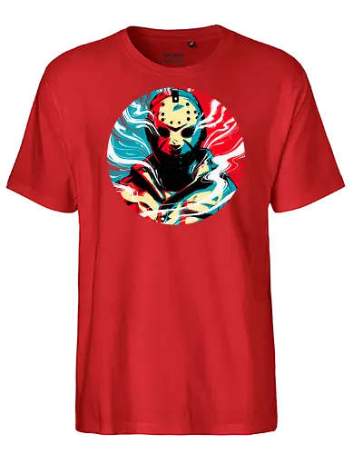 Krystal Lake Colors - jason, horror, Friday 13th, Friday, halloween - Fairtrade T-Shirt