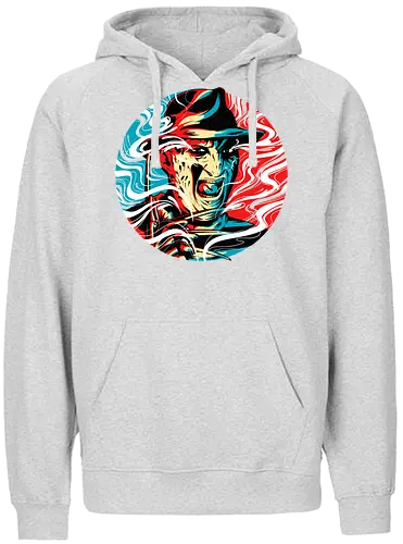 Nightmare colors - freddy, nightmare, halloween, classic horror, slasher - Fairtrade Hoodie