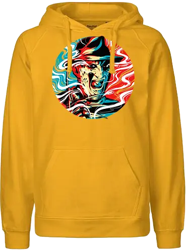 Nightmare colors - freddy, nightmare, halloween, classic horror, slasher - Fairtrade Hoodie
