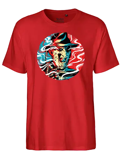 Nightmare colors - freddy, nightmare, halloween, classic horror, slasher - Fairtrade T-Shirt